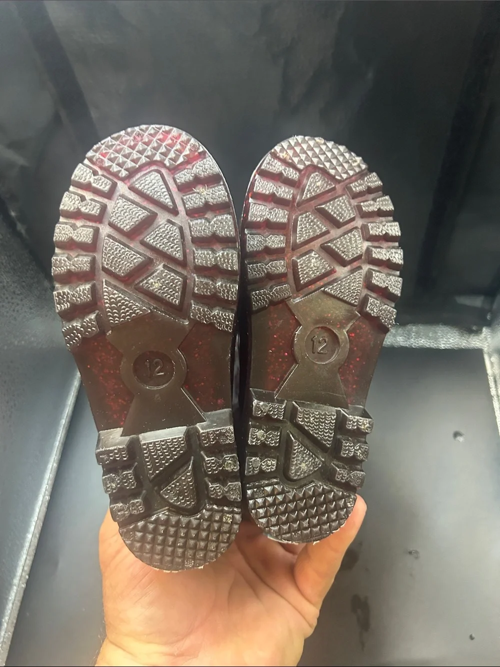 Zoogs glittery burgundy